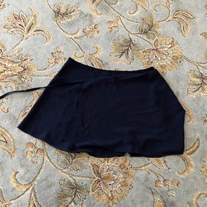 Mirella black ballet wrap skirt-size One Size